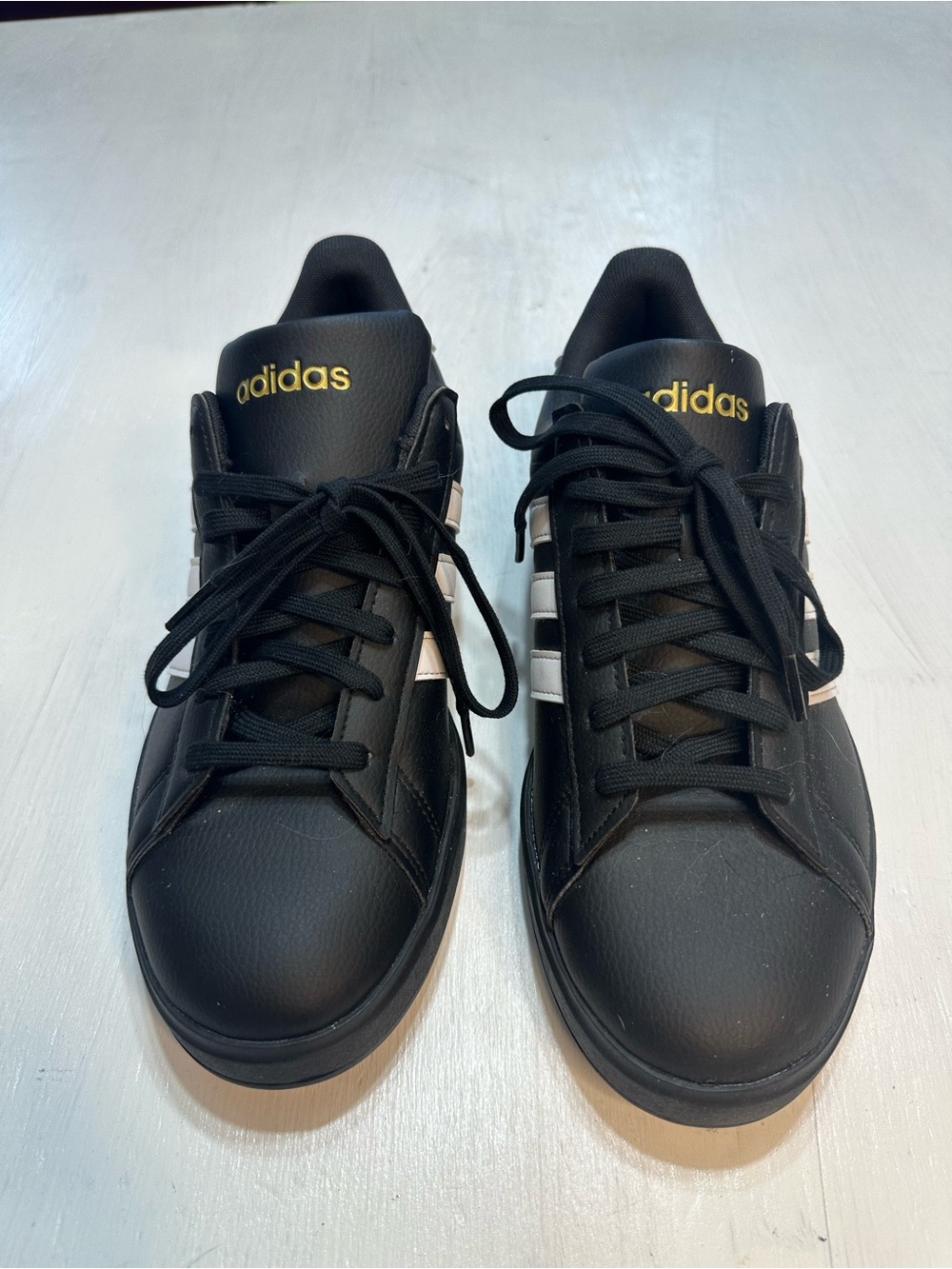 Adidas Grand Court 2.0 Cloudfoam Comfort Women’s Sneakers Black White 10.5 - Picture 3 of 11